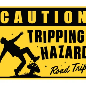 Tripping Hazard Sticker - 8" x 6"